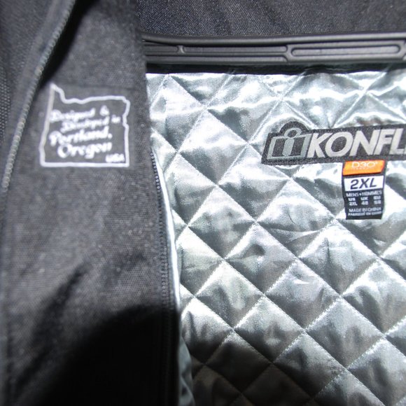 Icon Konflict Textile Motorcycle Jacket 2XL - Picture 3 of 4